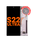 Pantalla OLED para Samsung Galaxy S22 Ultra 5G (Versión Estadounidense E Internacional) (Blemish: B) (Blanco Fantasma)