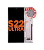 Pantalla OLED para Samsung Galaxy S22 Ultra 5G (Versión Estadounidense E Internacional) (Blemish: B) (Blanco Fantasma)
