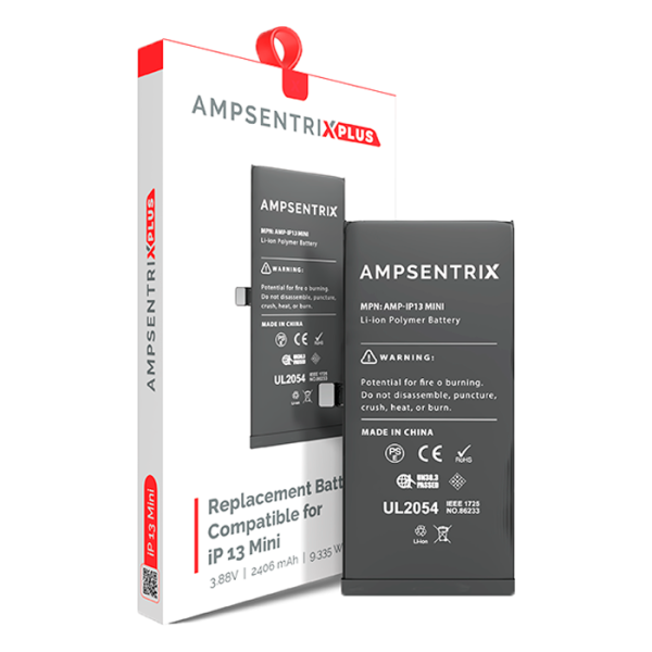 Bateria para iPhone 13 mini (Ampsentrix: Plus)