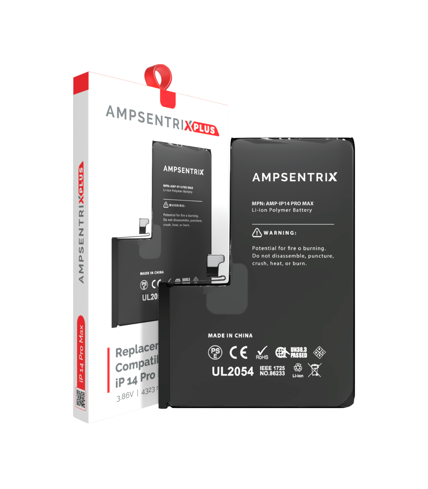 Batería para iPhone 14 Pro Max (ampsentrix plus) 3 Bateria para iPhone 14 Pro Max (Ampsentrix: Plus) - Imagen 1