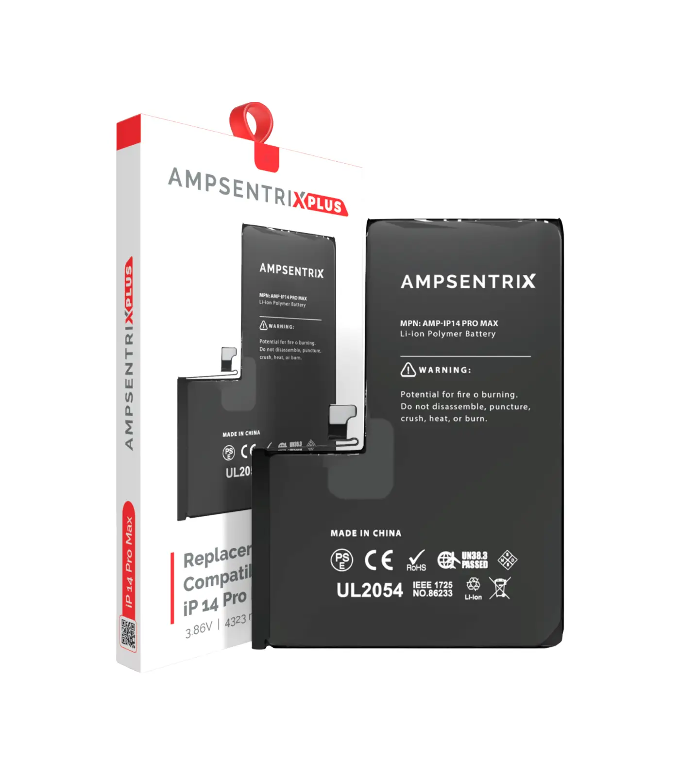 Batería para iPhone 14 Pro Max (ampsentrix plus) 3 Bateria para iPhone 14 Pro Max (Ampsentrix: Plus) - Imagen 1