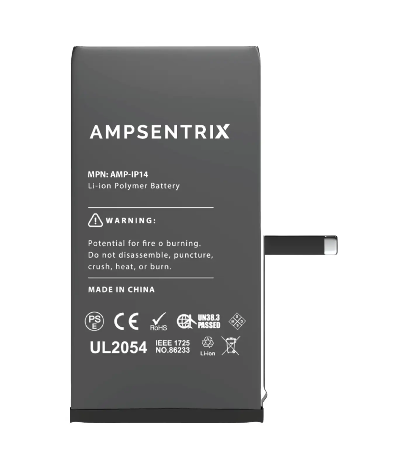 Batería para iPhone 14 (ampsentrix plus) 2 Batería 84% en adelante (AmpSentrix Plus / Basic) iPhone 14 - Imagen 1