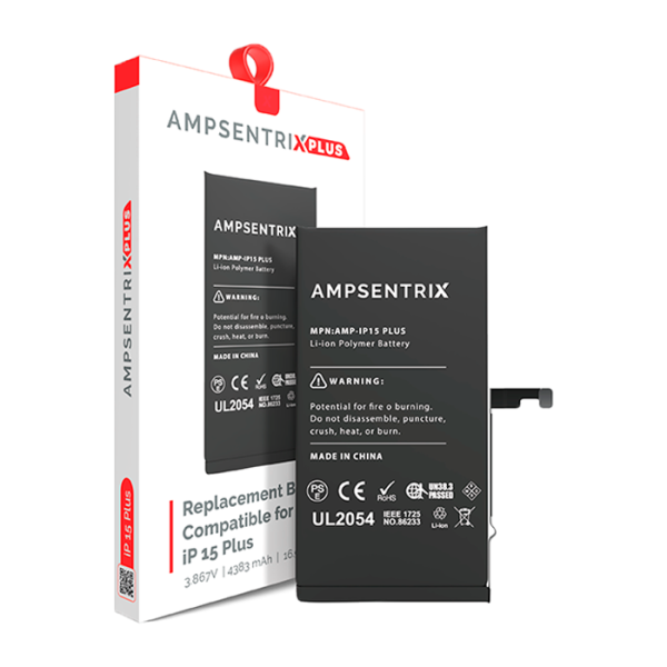 Bateria para iPhone 15 Plus (Ampsentrix: Plus)