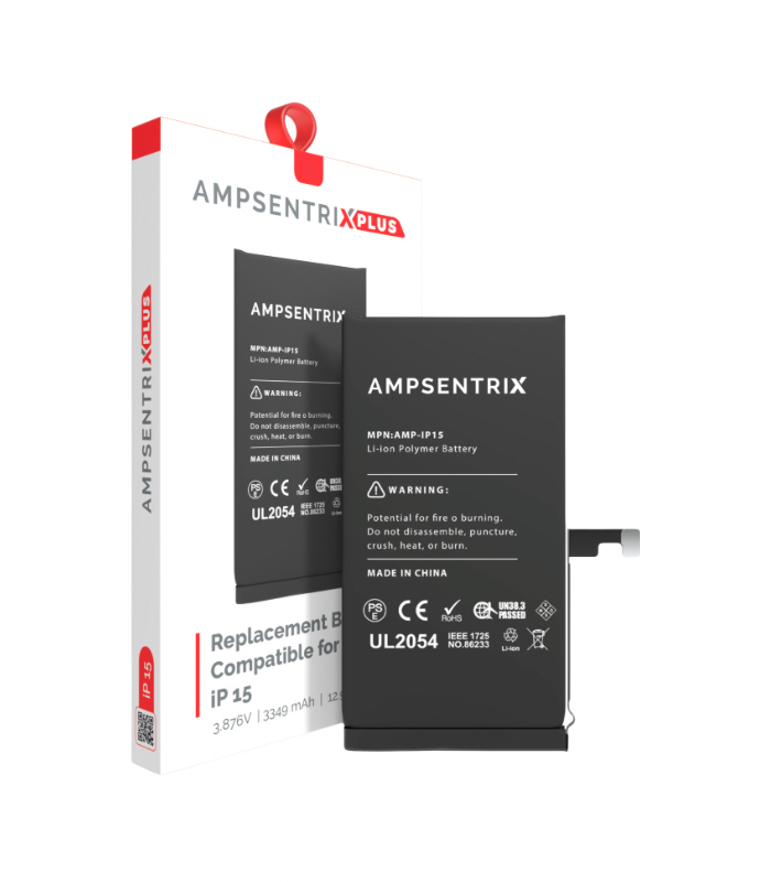 Batería para iphone 15 (ampsentrix plus) 1 Bateria para iPhone 15 (Ampsentrix: Plus) - Imagen 1