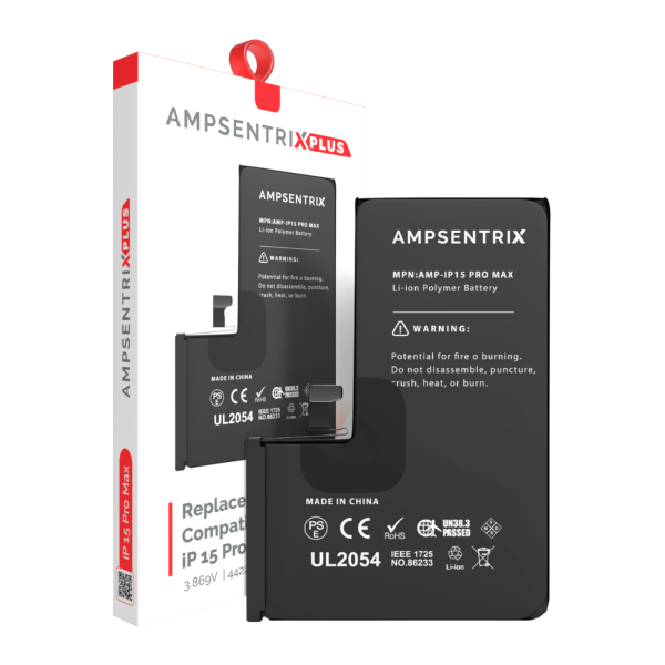 Bateria para iPhone 15 Pro Max (Ampsentrix: Plus)