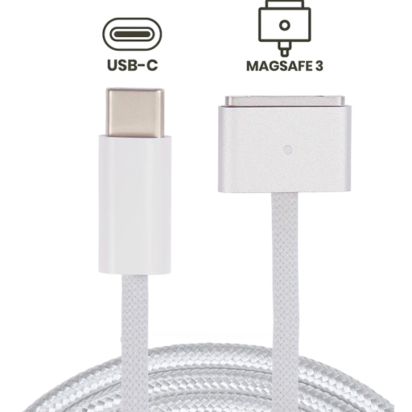 Cable Apple Genuino de carga USB-C a MagSafe 3 de 140 W (1,8 m) (2021-2023) para MacBook Pro