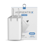 Adaptador de 100 W de 4 enchufes (USB tipo C y USB tipo A) (AmpSentrix)