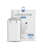 Adaptador de 100 W de 4 enchufes (USB tipo C y USB tipo A) (AmpSentrix)