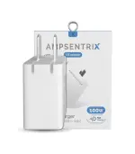 Adaptador de 100 W de 4 enchufes (USB tipo C y USB tipo A) (AmpSentrix)