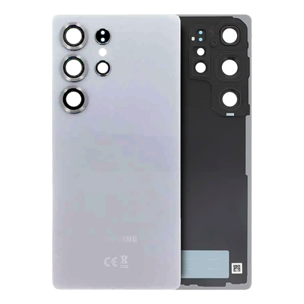 Tapa trasera con lente de cámara para Samsung Galaxy S25 Ultra 5G (Service Pack) (Blanco titanio)