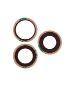 Lente de Camara sin Bisel para iPhone 16 Pro / 16 Pro Max (juego de 3 piezas) (Premium) (Zafiro real) - Imagen 2