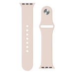 (Beige) (Apple Watch 38/40MM)-Correa de silicona