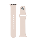 (Beige) (Apple Watch 38/40MM)-Correa de silicona