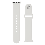 (Blanco) (Apple Watch 38/40MM)-Correa de silicona