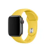 (Amarillo) (Apple Watch 42/44MM)-Correa de silicona - Imagen 2