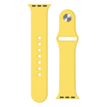 (Amarillo) (Apple Watch 38/40MM)-Correa de silicona