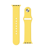 (Amarillo) (Apple Watch 38/40MM)-Correa de silicona