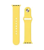 (Amarillo) (Apple Watch 42/44MM)-Correa de silicona