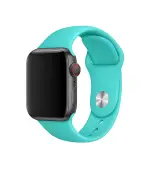 (Turquesa) (Apple Watch 42/44MM)-Correa de silicona - Imagen 2