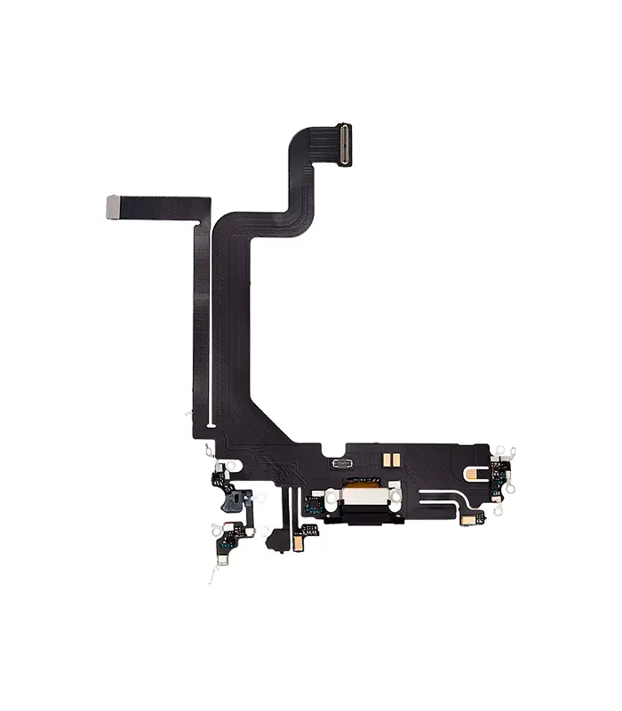 Flex de carga para iPhone 14 Pro Max (Aftermarket Plus) (Negro) Flex de carga para iPhone 14 Pro Max (Aftermarket Plus) (Negro) - Imagen 1