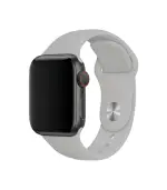 (Gris) (Apple Watch 38/40MM)-Correa de silicona - Imagen 2