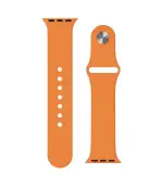 (Naranja) (Apple Watch 42/44MM)-Correa de silicona