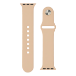 (Marrón claro) (Apple Watch 38/40MM)-Correa de silicona