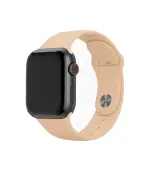 (Marrón claro) (Apple Watch 38/40MM)-Correa de silicona - Imagen 2