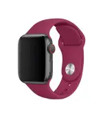 (Morado oscuro) (Apple Watch 42/44MM)-Correa de silicona - Imagen 2