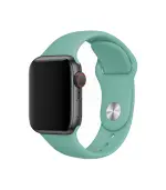 (Verde grisáceo) (Apple Watch 42/44MM)-Correa de silicona - Imagen 2