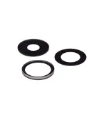 Lente de Camara sin Bisel para iPhone 14 Pro / 14 Pro Max (juego de 3 piezas) (Aftermarket Plus) - Imagen 2