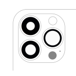 Lente de Camara sin Bisel para iPhone 13 Pro / 13 Pro Max (juego de 3 piezas) (Aftermarket Plus)