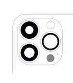 Lente de Camara sin Bisel para iPhone 13 Pro / 13 Pro Max (juego de 3 piezas) (Aftermarket Plus)