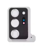 Lente de Cámara con Bisel para Samsung Galaxy Note 20 Ultra (Blanco mistico)