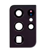 Lente de Cámara con Bisel para Samsung Galaxy S21 Ultra (Negro)