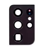 Lente de Cámara con Bisel para Samsung Galaxy S21 Ultra (Negro)