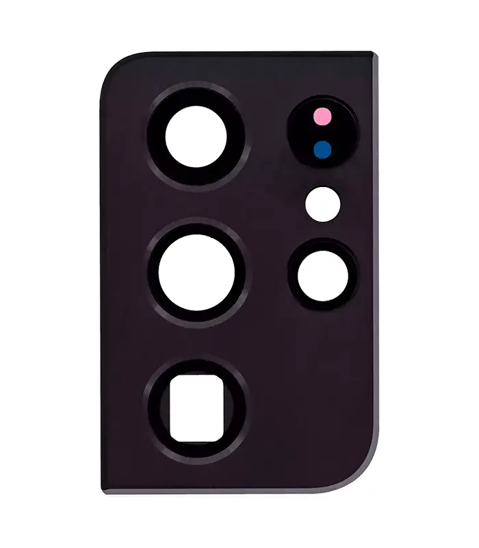 107082088028 Lente de Cámara con Bisel para Samsung Galaxy S21 Ultra (Negro) - Imagen 1