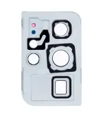Lente de Cámara con Bisel para Samsung Galaxy S21 Ultra (Blanco) - Imagen 2