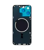 Tapa trasera para iPhone 15 Pro con marco(Negro) (Con pega) - Imagen 2