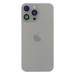 Tapa trasera para iPhone 16 Pro Max con marco (Titanio Natural)
