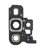 Lente de Cámara con Bisel para Samsung Galaxy S23 Ultra 5G (Negro) - Imagen 2