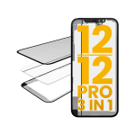 mica con marco y OCA para iPhone 12 / 12 Pro