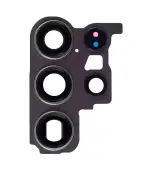 Lente de Cámara con Bisel para Samsung Galaxy S23 Ultra 5G (Negro)
