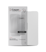 iPhone 13 / 13 Pro / 14 / 16e - Vidrio templado Casper Pro (paquete de 10) (mate)