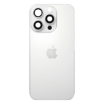 Tapa trasera para iPhone 16 Pro con marco (Blanco)