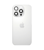 Tapa trasera para iPhone 16 Pro con marco (Blanco)