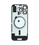 Tapa trasera para iPhone 16 Pro con marco (Blanco) - Imagen 2