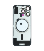 Tapa trasera para iPhone 16 Pro con marco (Dorado) - Imagen 2
