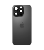Tapa trasera para iPhone 16 Pro con marco (Negro)