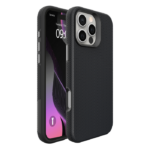 iPhone 16 Pro Max - Funda protectora de doble capa con absorción de impactos - NEGRA